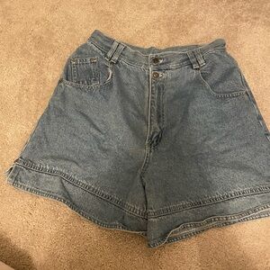 Vintage Denim Blue Women's Shorts